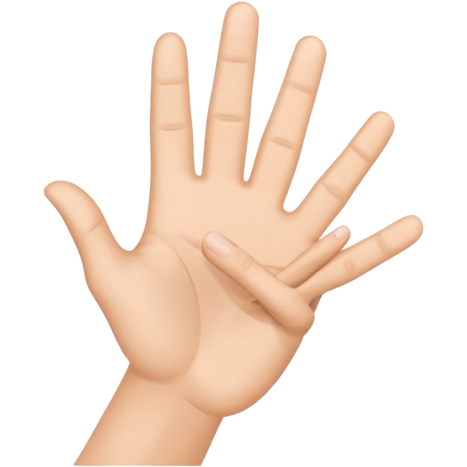 pointer finger and thumb finger coming in a clapping motion kinda like 👌🏼 and 🤏🏼 but with movement lines emoji