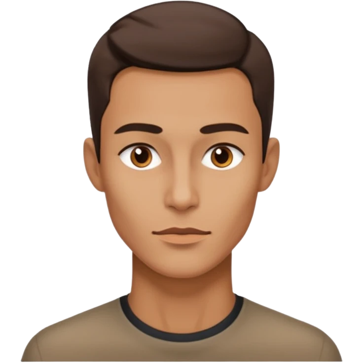 A person who has the sharpest jawline emoji