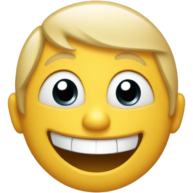 Cheerful face  emoji
