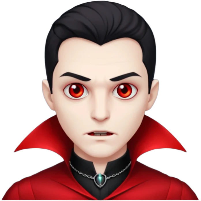 red vampire with red outfit emoji