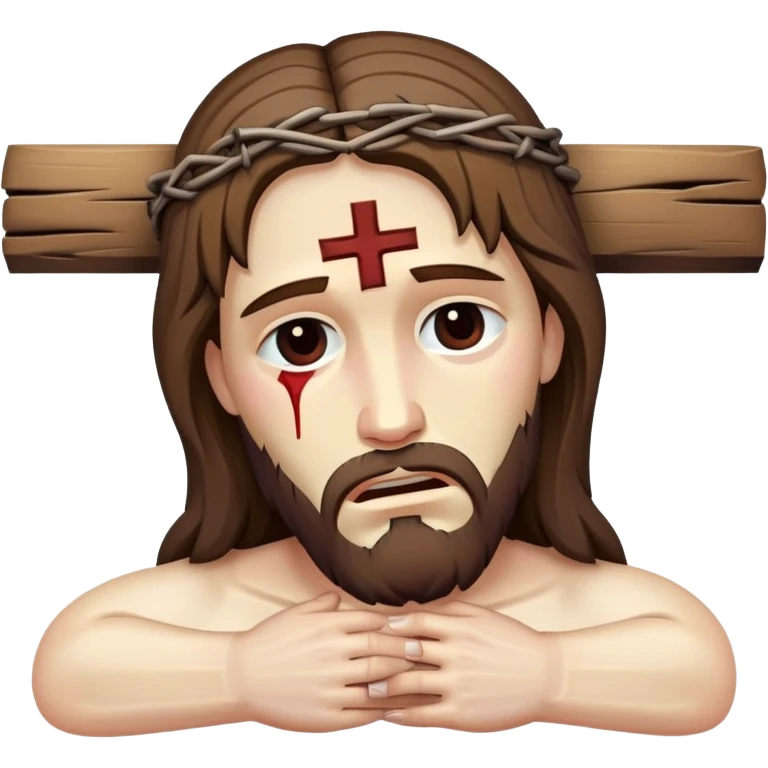 Jesus Christ on the cross emoji