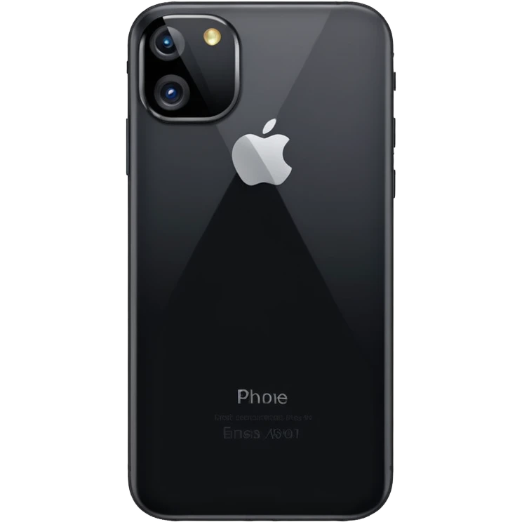 Phone apple 13 generation back side emoji