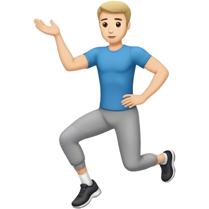 man hip abduction emoji