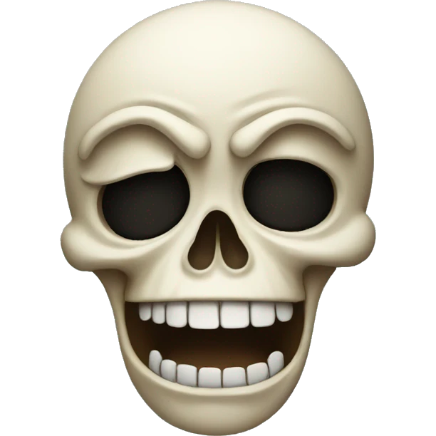 laugh crying skull emoji