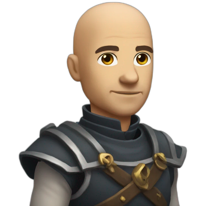 bald default Runescape character emoji