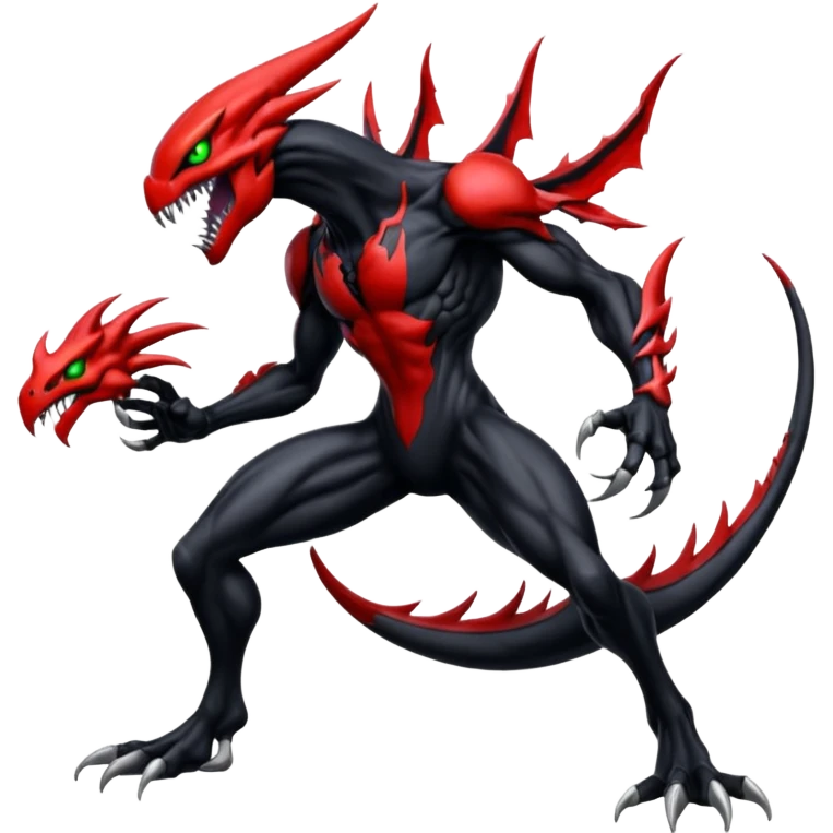 Venom-Zekrom-Darkrai-Scizor-fusion, full body emoji