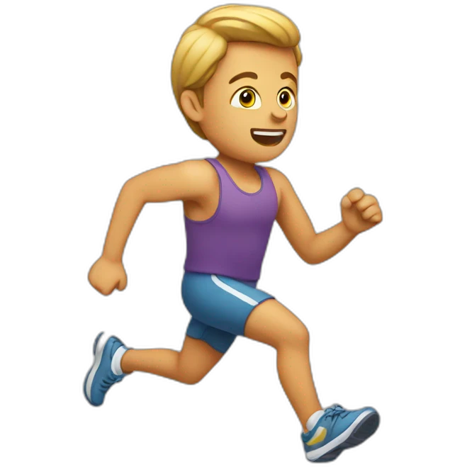 no running emoji