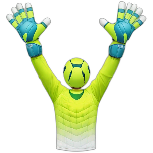 goal keeper He wears gloves  emoji