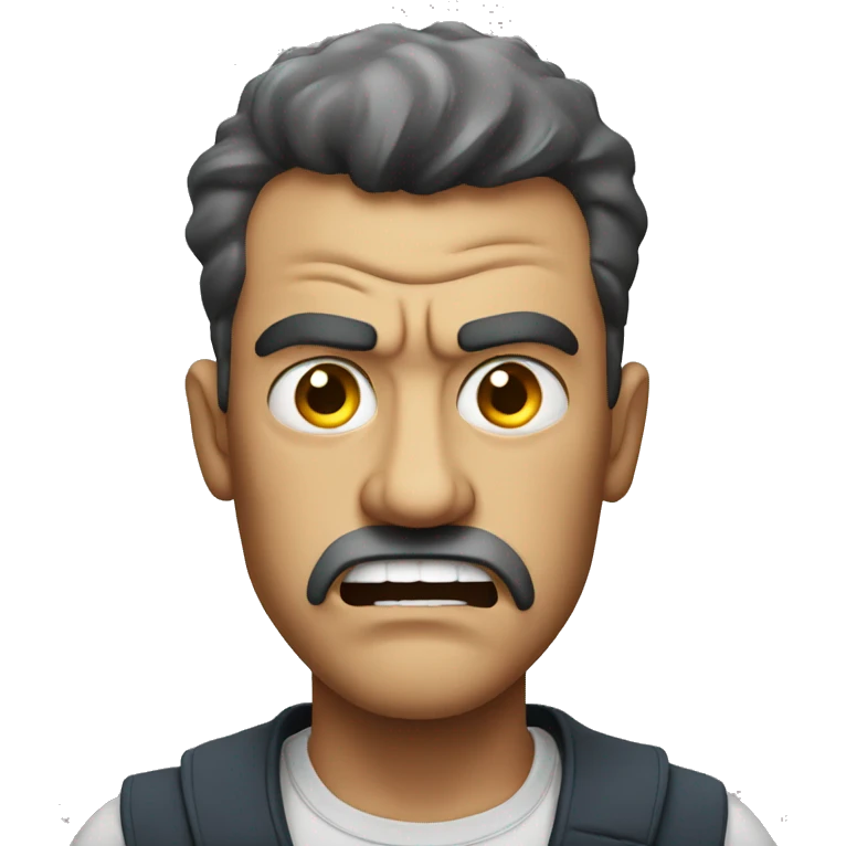 A angry man emoji