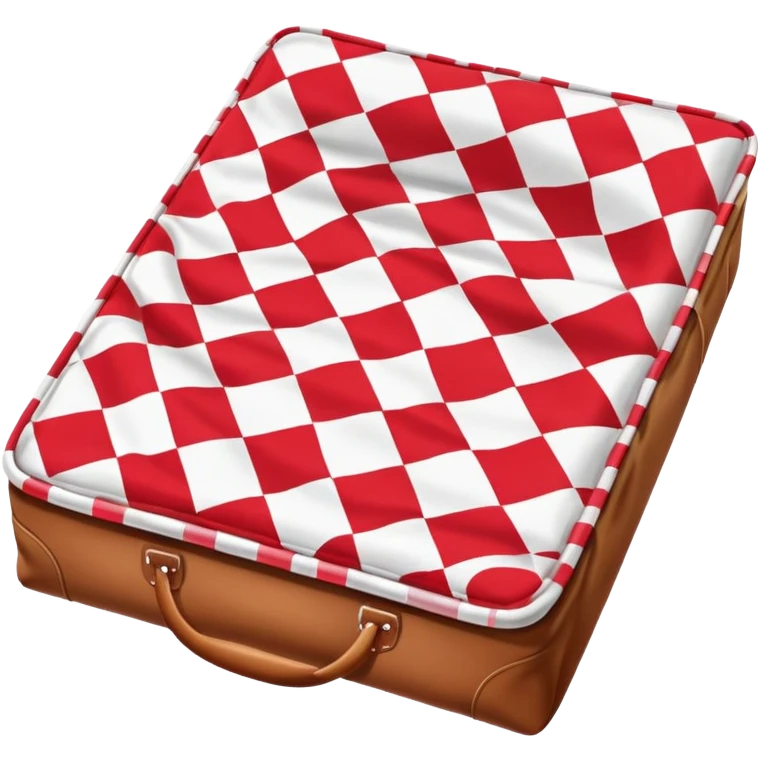 picnic blanket with food emoji