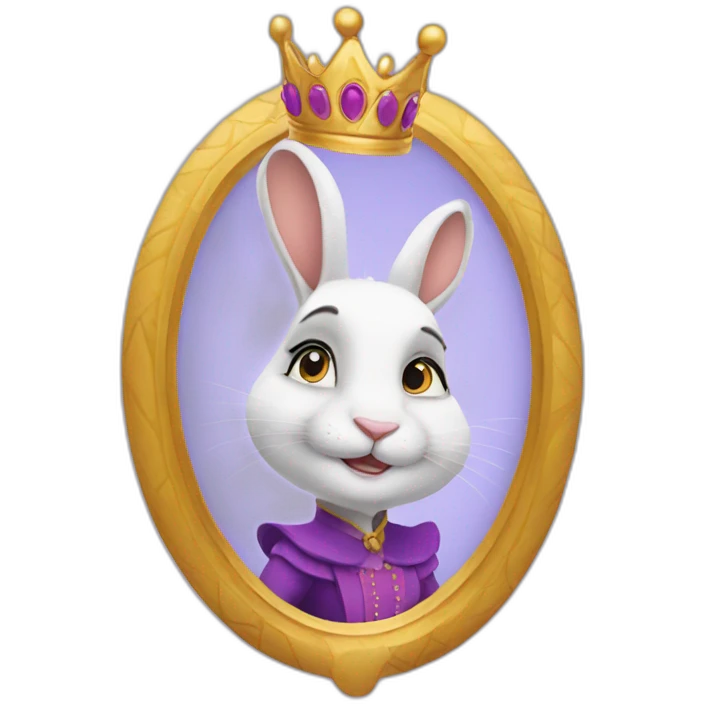 queen-bunny emoji