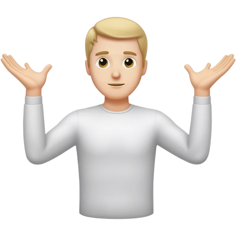 T-pose white guy emoji