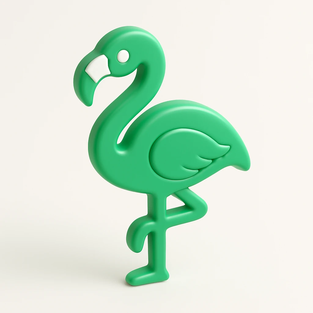 flamingo emoji