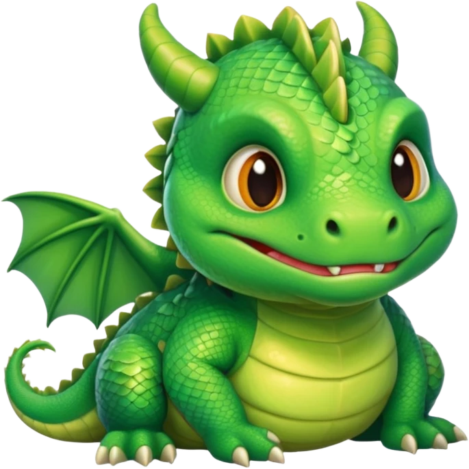 fat choncc baby green dragon emoji