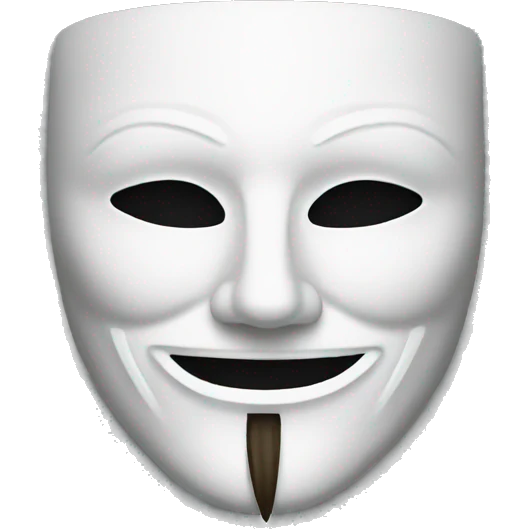 Anonymous mask emoji