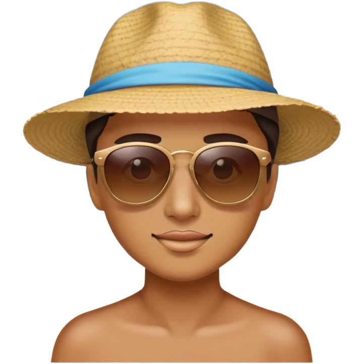 Beach related emoji