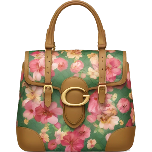 Floral Gucci bag  emoji