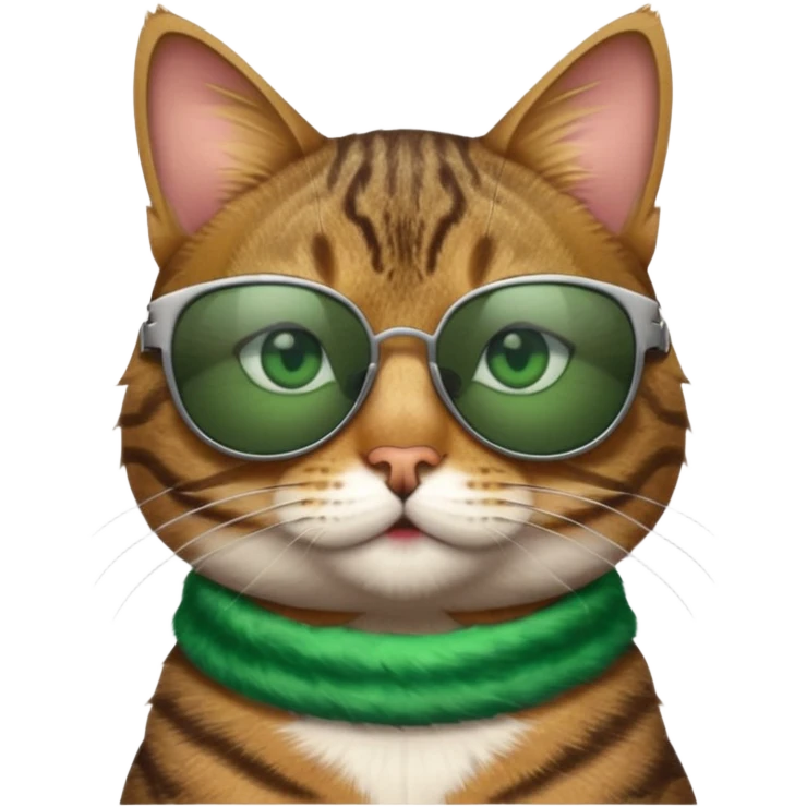 Cat wearing sunglasses emoji
