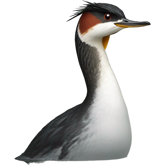 Red-necked grebe emoji