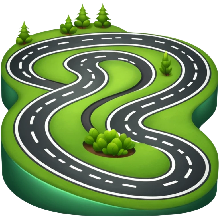 grasses Race track emoji