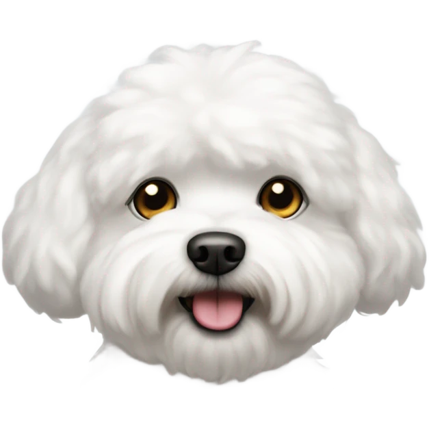 Dog bichon frise emoji