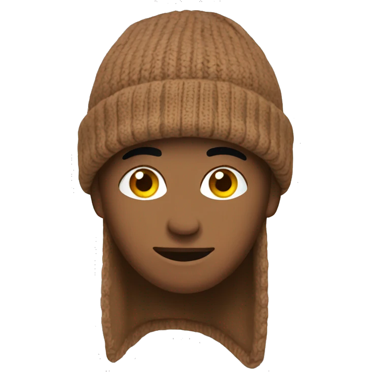 Brown Beanie emoji