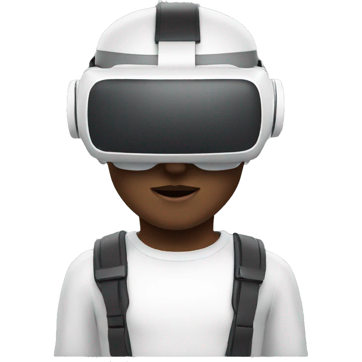 vr headset white emoji