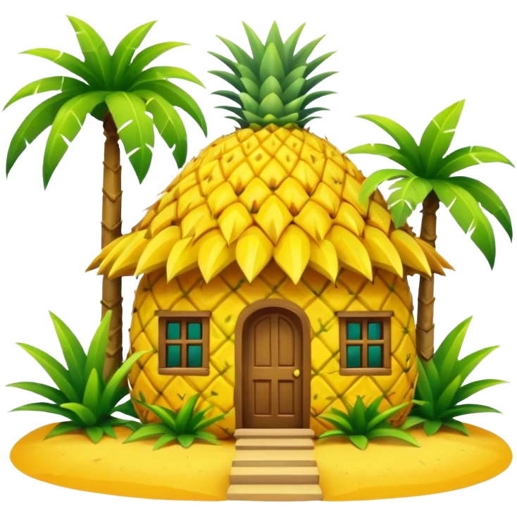 Generate pineapple house emoji