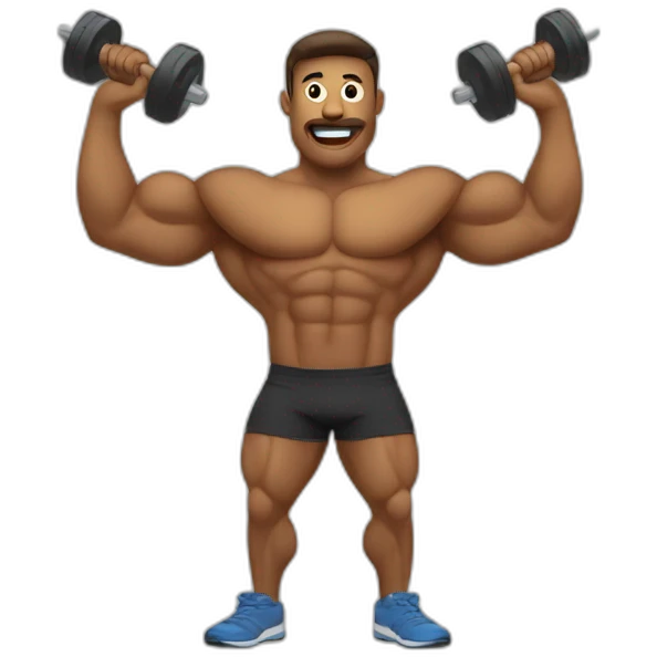 Gym fitness muscule  emoji
