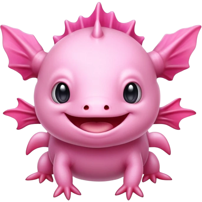 Anthropomorph axolotl  emoji