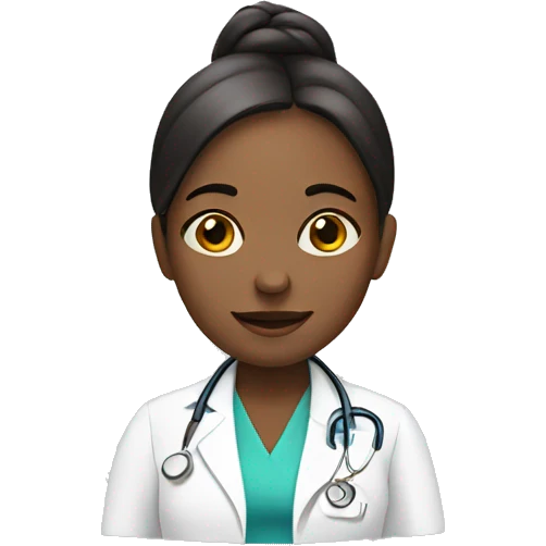 Pregnant doctor emoji