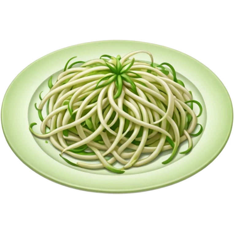 Bean sprouts laid emoji
