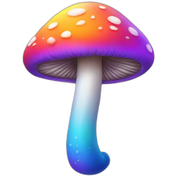 Rainbow Mushroom emoji