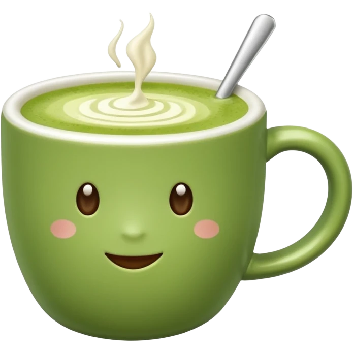 Matcha latte emoji