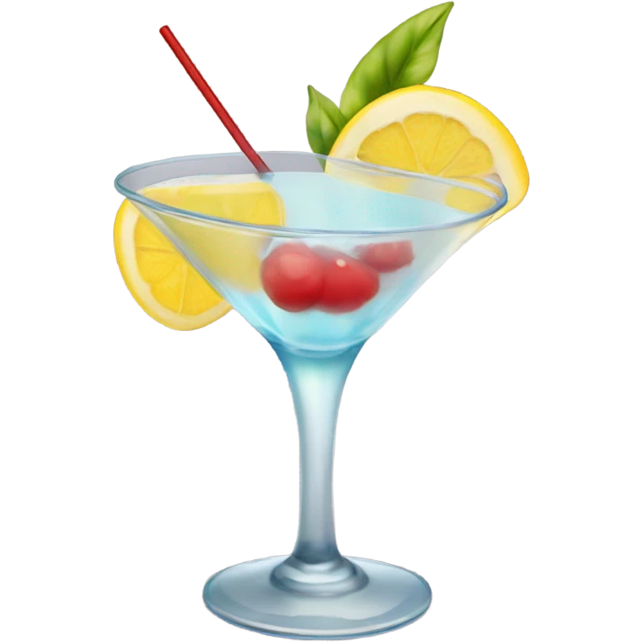 Een slak met een cocktail  emoji