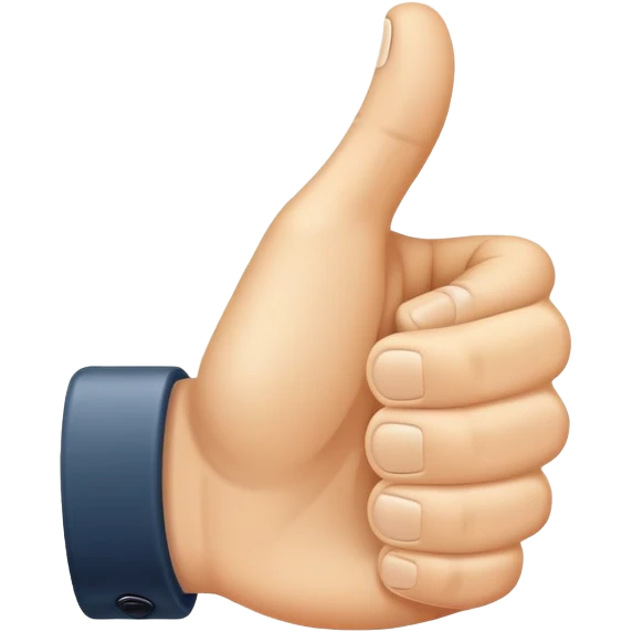 Thumbs up emoji