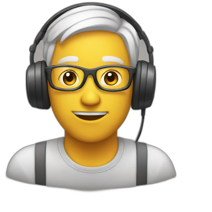 listening to someone talking emoji