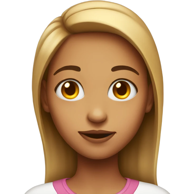 Girl with fool written on forehead emoji