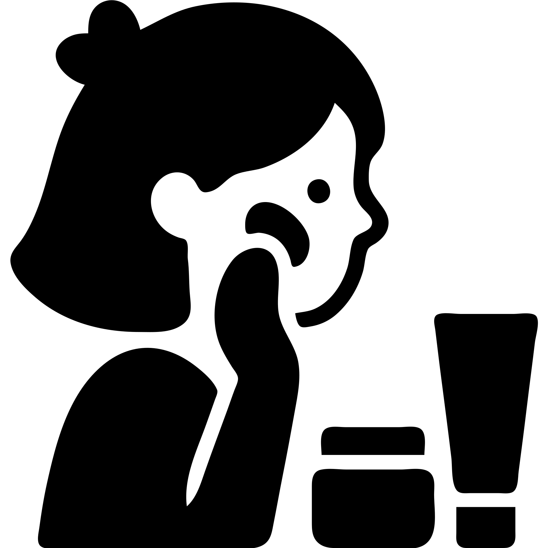 girl making skincare, solid filled icon, simple silhouette emoji