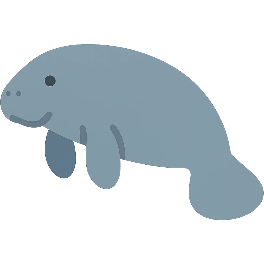 Manatee emoji