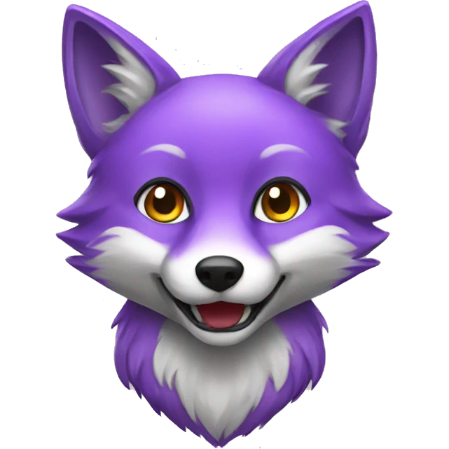 purple fox emoji