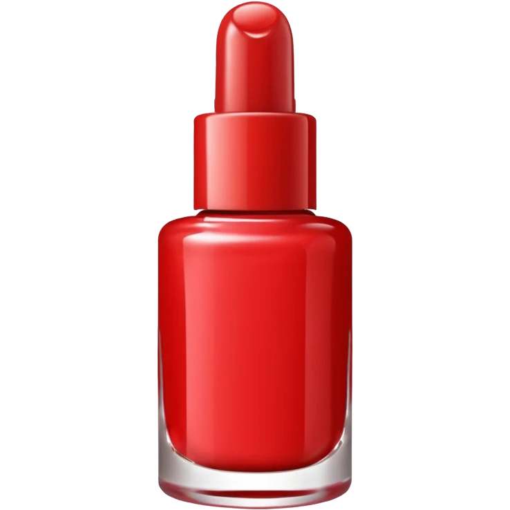 red nail polish bottle emoji