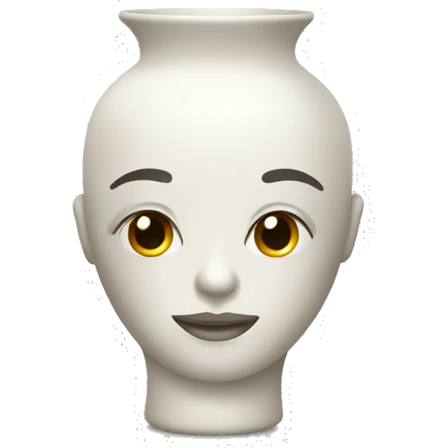 Face with vase  emoji