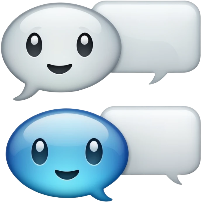 2 speak bubbles emoji