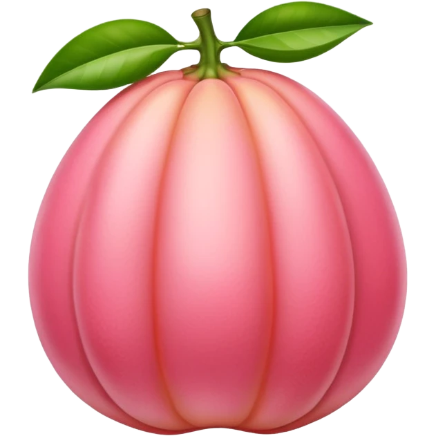 Pink pomelo emoji
