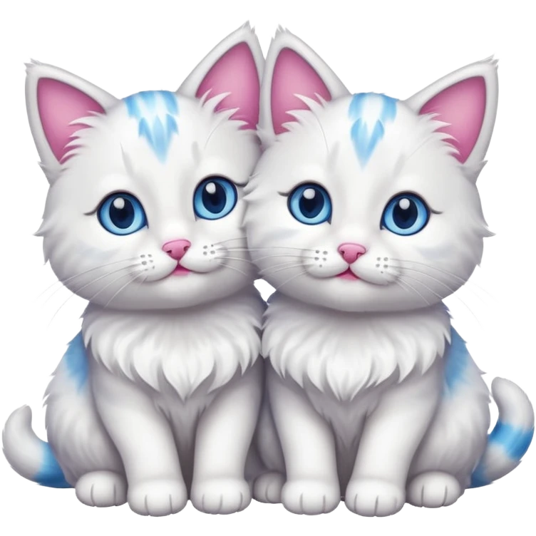 a cute cat couples emoji