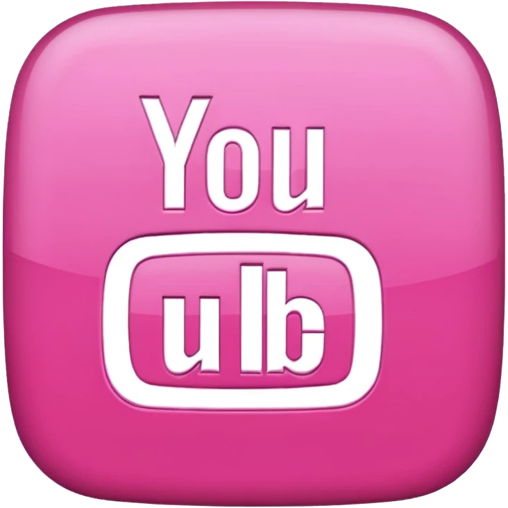 mix pink youtube logo emoji