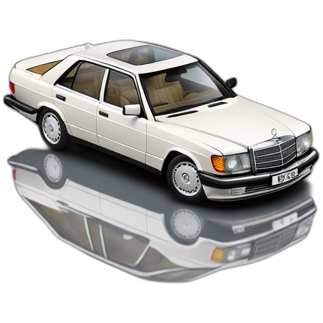 Mercedes w126 560 SEC AMG  emoji