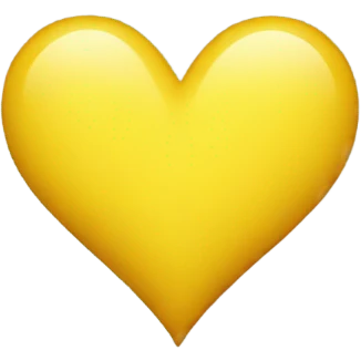 yellow heart  emoji