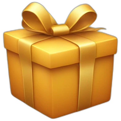 gift box realistic smooth rounded corners emoji